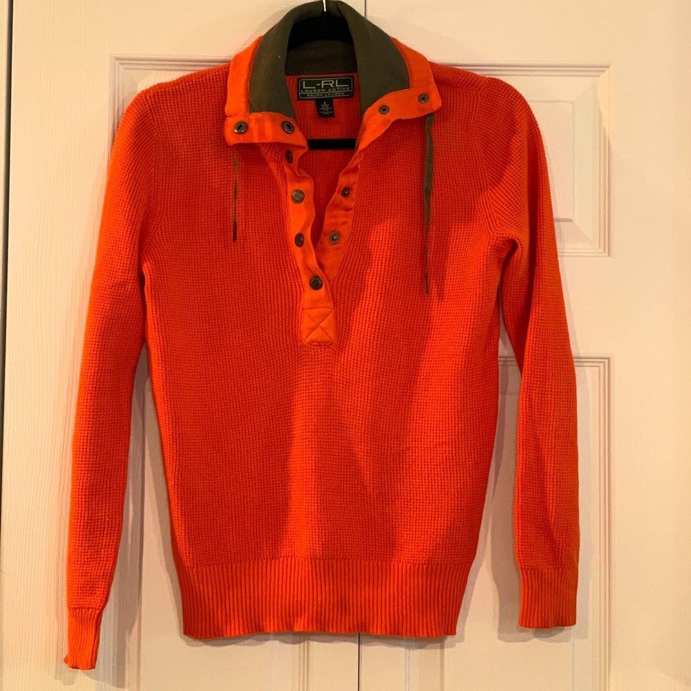 Ralph Lauren Active waffle knit sweater size S
